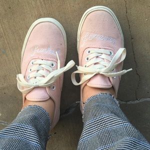 Unif Forever Fucked shoes in pink